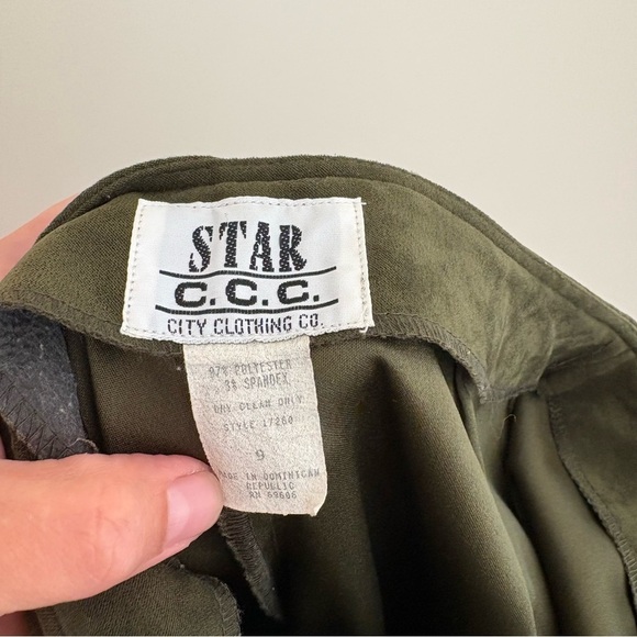 Vintage Star C.C.C. Olive Green Trousers - Picture 7 of 7